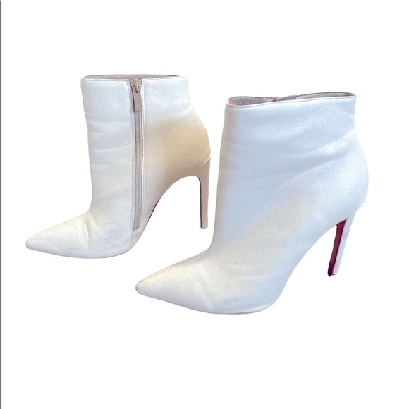 RAYE size 6.5 white leather bootie - Picture 1 of 6